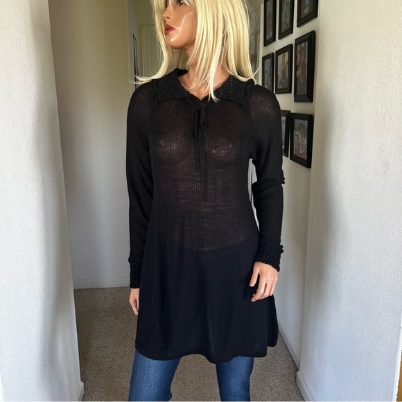 Anthropologie SITA MURT/ Embellished Sweater Tunic - Picture 5 of 13